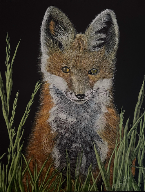 Where's Mamma? 12x9 $420 at Hunter Wolff Gallery